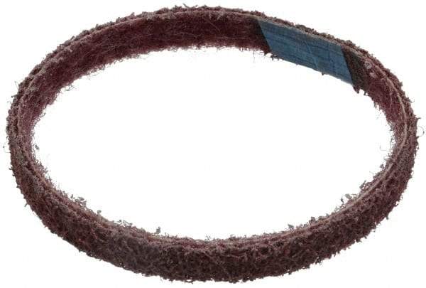 Brite Star - 1/2" Wide x 12" OAL, Aluminum Oxide Abrasive Belt - Aluminum Oxide, Medium, Nonwoven, Series SC-BS - A1 Tooling