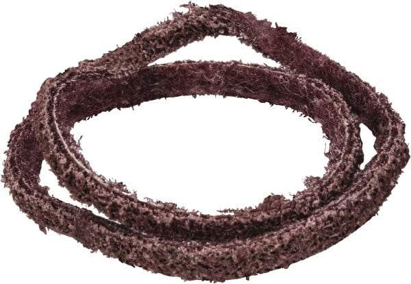 Brite Star - 1/4" Wide x 18" OAL, Aluminum Oxide Abrasive Belt - Aluminum Oxide, Medium, Nonwoven, Series SC-BS - A1 Tooling