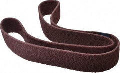 Brite Star - 2" Wide x 60" OAL, Aluminum Oxide Abrasive Belt - Aluminum Oxide, Medium, Nonwoven, Series SC-BS - A1 Tooling