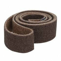 Brite Star - 2" Wide x 72" OAL, Aluminum Oxide Abrasive Belt - Aluminum Oxide, Coarse, Nonwoven, Series SC-BS - A1 Tooling