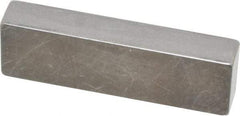 Mitutoyo - 0.2" Rectangular Steel Gage Block - Accuracy Grade AS-1, Includes Certificate of Inspection - A1 Tooling