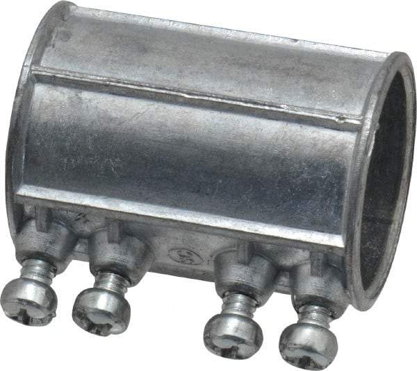 Thomas & Betts - 1-1/4" Trade, Die Cast Zinc Set Screw EMT Conduit Coupling - Noninsulated - A1 Tooling