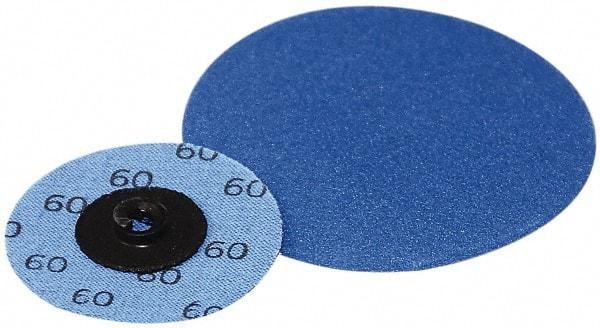 Superior Abrasives - 3" Disc Diam, 120 Grit, Zirconia Alumina Quick Change Disc - Type S Attaching System, Coated, Fine Grade - A1 Tooling