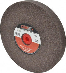 Camel Grinding Wheels - 36 Grit Aluminum Oxide Bench & Pedestal Grinding Wheel - 8" Diam x 1-1/4" Hole x 1" Thick, 3600 Max RPM, O Hardness, Very Coarse Grade , Vitrified Bond - A1 Tooling