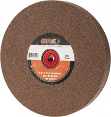 Camel Grinding Wheels - 60 Grit Aluminum Oxide Bench & Pedestal Grinding Wheel - 8" Diam x 1-1/4" Hole x 1" Thick, 3600 Max RPM, M Hardness, Medium Grade , Vitrified Bond - A1 Tooling