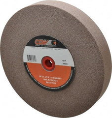 Camel Grinding Wheels - 60 Grit Aluminum Oxide Bench & Pedestal Grinding Wheel - 10" Diam x 1-1/4" Hole x 1-1/2" Thick, 2483 Max RPM, M Hardness, Medium Grade , Vitrified Bond - A1 Tooling