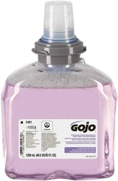 GOJO - 1,200 mL Dispenser Refill Foam Hand Cleaner - General Duty, Purple, Cranberry Scent - A1 Tooling