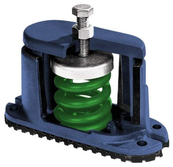 Mason Ind. - 1/2 x 4 Bolt Thread, 5-3/4" Long x 2-3/4" Wide x 5-5/8" High Stud Mount Leveling Pad & Mount - 750 Max Lb Capacity - A1 Tooling