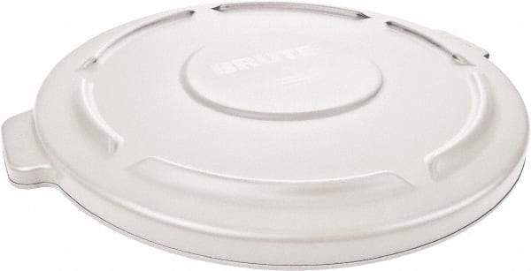 Rubbermaid - Round Lid for Use with 20 Gal Round Trash Cans - White, Polyethylene, For Brute Trash Cans - A1 Tooling