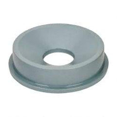 Rubbermaid - Round Lid for Use with 32 Gal Round Trash Cans - Gray, Polyethylene, For 2632 Brute Trash Cans - A1 Tooling