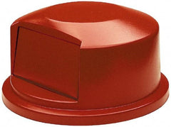 Rubbermaid - Round Lid for Use with 44 Gal Round Trash Cans - Red, Polyethylene, For 2643 Brute Trash Cans - A1 Tooling