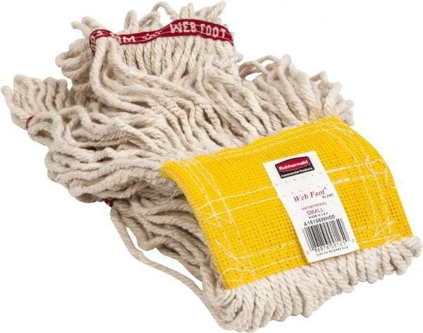 Rubbermaid - 5" Yellow Head Band, Small Blended Fiber Loop End Mop Head - 4 Ply, Use for General Purpose - A1 Tooling