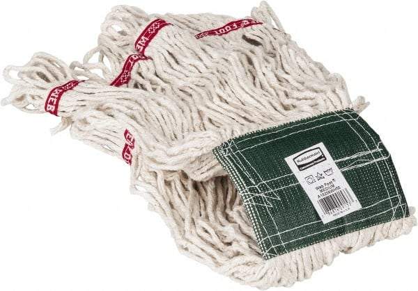 Rubbermaid - 5" Green Head Band, Medium Blended Fiber Loop End Mop Head - 4 Ply, Use for General Purpose - A1 Tooling