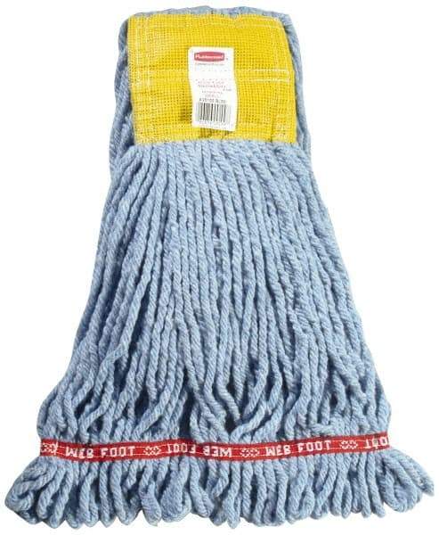 Rubbermaid - 5" Yellow Head Band, Small Blended Fiber Loop End Mop Head - 4 Ply, Use for General Purpose - A1 Tooling