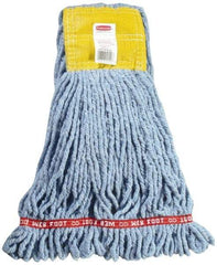 Rubbermaid - 5" Yellow Head Band, Small Blended Fiber Loop End Mop Head - 4 Ply, Use for General Purpose - A1 Tooling