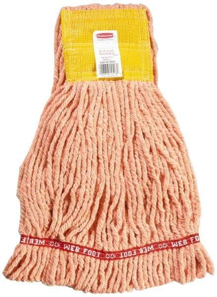 Rubbermaid - 5" Yellow Head Band, Small Blended Fiber Loop End Mop Head - 4 Ply, Use for General Purpose - A1 Tooling