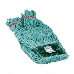 Rubbermaid - 5" Green Head Band, Medium Blended Fiber Loop End Mop Head - 4 Ply, Use for General Purpose - A1 Tooling