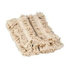 Rubbermaid - 48" Long x 5" Wide Yarn Blend Dust Mop Head - Envelope Connection, White - A1 Tooling