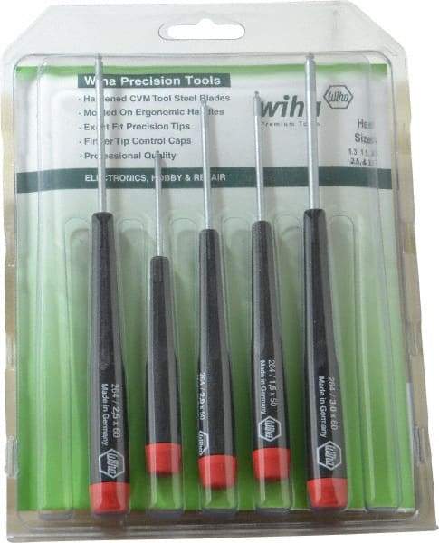 Wiha - 5 Piece, Hex Driver Set - Hex - A1 Tooling