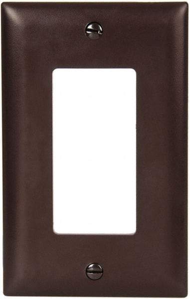 Pass & Seymour - 3 Gang, 4-1/2 Inch Long x 6.563 Inch Wide, Standard Switch Plate - Decorator Switch, Light Almond, Nylon - A1 Tooling