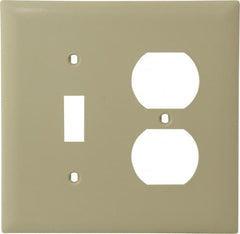 Pass & Seymour - 2 Gang, 4-1/2 Inch Long x 4-3/4 Inch Wide, Standard Combination Wall Plate - A1 Tooling