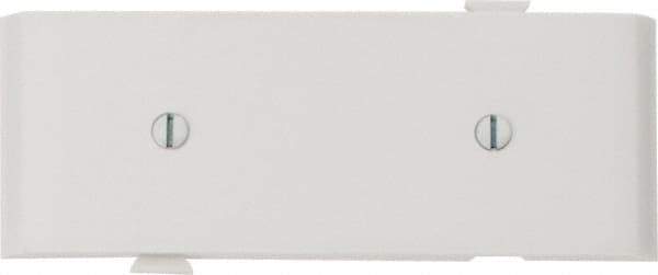 Pass & Seymour - 1 Gang, 4.9062 Inch Long x 1-13/16 Inch Wide, Blank Wall Plate - Blank, White, Nylon - A1 Tooling