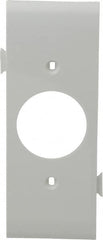 Pass & Seymour - 1 Gang, 4.9062 Inch Long x 1-13/16 Inch Wide, Sectional Wall Plate - Single Outlet Center Panel, White, Nylon - A1 Tooling