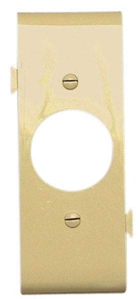 Pass & Seymour - 1 Gang, 4.9062 Inch Long x 1-13/16 Inch Wide, Sectional Wall Plate - Single Outlet Center Panel, Ivory, Nylon - A1 Tooling