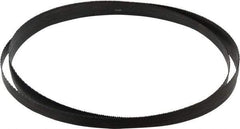 Disston - 14 TPI, 7' 5" Long x 1/2" Wide x 0.025" Thick, Welded Band Saw Blade - Carbon Steel, Toothed Edge, Raker Tooth Set, Hard Back, Contour Cutting - A1 Tooling