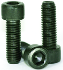 7/16-20 x 3-1/2 - Black Finish Heat Treated Alloy Steel - Cap Screws - Socket Head - A1 Tooling