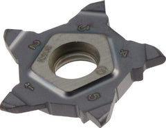 Iscar - 24N157079PENTA Grade IC908, 1/16" Cutting Width Carbide Grooving Insert - 0.118" Max Depth of Cut, Right Hand, 0.031" Corner Radius, TiAlN Finish - A1 Tooling