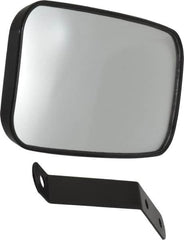 PRO-SAFE - Indoor & Outdoor Rectangular Vehicle/Utility Safety, Traffic & Inspection Mirrors - Glass Lens, 4" High - A1 Tooling