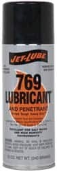 Jet-Lube - 12 oz Aerosol Thin Oily Film Penetrant/Lubricant - Clear Amber, Food Grade - A1 Tooling