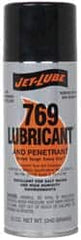 Jet-Lube - 12 oz Aerosol Thin Oily Film Penetrant/Lubricant - Clear Amber, Food Grade - A1 Tooling