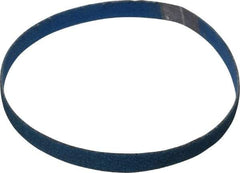 Norton - 3/8" Wide x 13" OAL, 60 Grit, Zirconia Alumina Abrasive Belt - Zirconia Alumina, Medium, Coated, X Weighted Cloth Backing, Series R823 - A1 Tooling