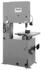 Dake - 19-1/2 Inch Throat Capacity, Variable Speed Pulley Vertical Bandsaw - 50 to 500 SFPM, 1-1/2 HP, Three Phase - A1 Tooling