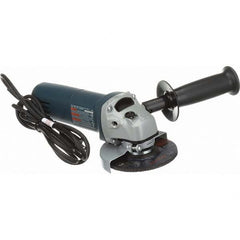 Bosch - 4-1/2" Wheel Diam, 11,000 RPM, Corded Angle & Disc Grinder - 5/8-11 Spindle, 120 Volts, 6 Amps - A1 Tooling