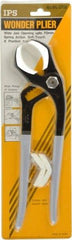 Value Collection - 12" OAL, 2-1/4" Jaw Length x 3-3/4" Jaw Width, 8 Position Tongue & Groove Pliers - Soft Curved Jaws, Standard Head - A1 Tooling