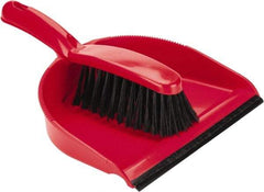 PRO-SOURCE - 9" Wide Handheld Dustpan with Brush - Plastic Body, 5" Plastic Handle - A1 Tooling