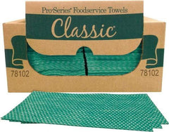 PRO-SOURCE - 1/4 Fold Food Service Wipes - Box, 22" x 12" Sheet Size, Green - A1 Tooling