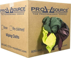 PRO-SOURCE - Reclaimed Rags - Assorted Colors, Fleece and Sweatshirt, Low Lint, Box - A1 Tooling