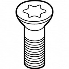 Kennametal - Torx Cap Screw for Indexables - M2.5 Thread, For Use with Inserts - A1 Tooling