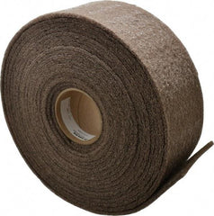 3M - 30' Long x 4" Wide Nonwoven Roll - Medium Grade, Tan, Aluminum Oxide - A1 Tooling