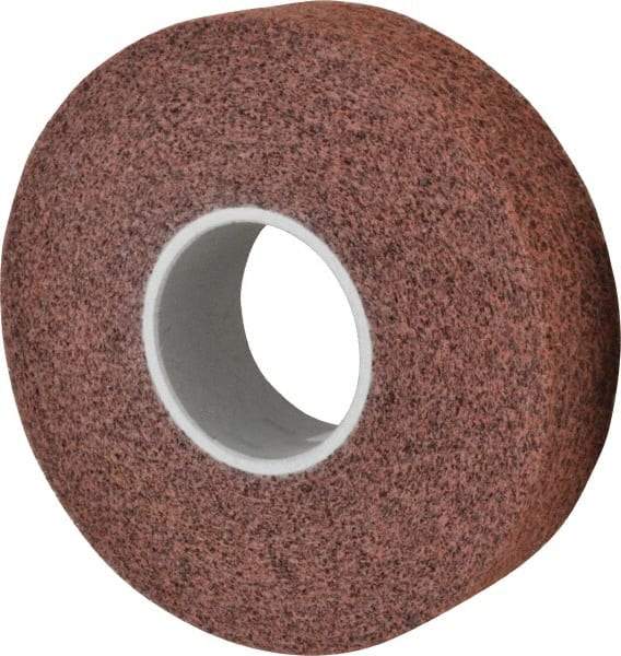 3M - 8" Diam, 2" Face Width, 3" Center Hole, Medium Grade, Aluminum Oxide Deburring Wheel - Convolute, Soft Density 4 Grade, 4,500 RPM - A1 Tooling