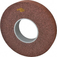 3M - 12" Diam, 2" Face Width, 5" Center Hole, Medium Grade, Aluminum Oxide Deburring Wheel - Convolute, Medium Density 5 Grade, 3,000 RPM - A1 Tooling