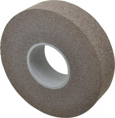 3M - 8" Diam, 2" Face Width, 3" Center Hole, Fine Grade, Aluminum Oxide Deburring Wheel - Convolute, Hard Density 7 Grade, 4,500 RPM - A1 Tooling