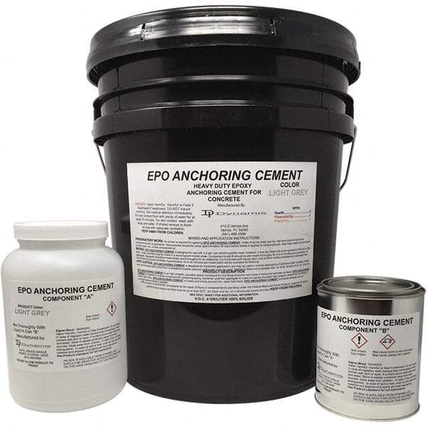 Made in USA - 640 oz Pail Two Part Epoxy - 1440 min Working Time, 15,000 psi Shear Strength - A1 Tooling