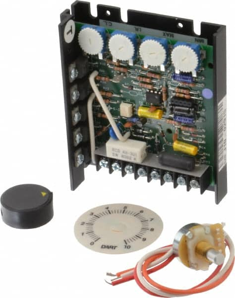 Dart Controls - 1/8 Max hp, 25 Max RPM, Electric AC DC Motor - 120, 240 V Input - A1 Tooling