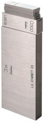 Starrett - 0.25" Rectangular Steel Gage Block - Accuracy Grade 0 - A1 Tooling