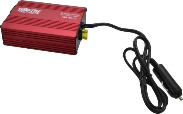 Tripp-Lite - 1 Connection, 12 VDC Input, 120 VAC Output, 14 Amp Input Rating, 300 Peak Wattage, Power Inverter - 3-3/4" Wide x 5-3/4" Deep x 1-3/4" High, 150 Watt Continuous Output Power, Free Air Convection Cooled - A1 Tooling